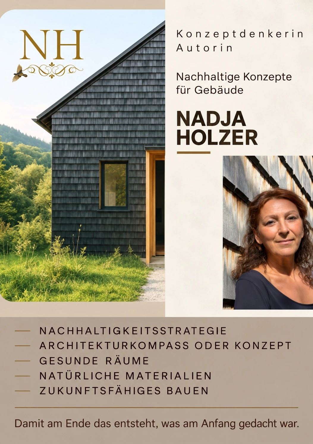 Nadja Holzer – Nachhaltigkeitskonzepte für Gebäude